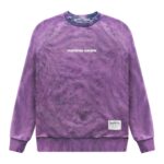 Свитшот фиолетовый Garment Dyed