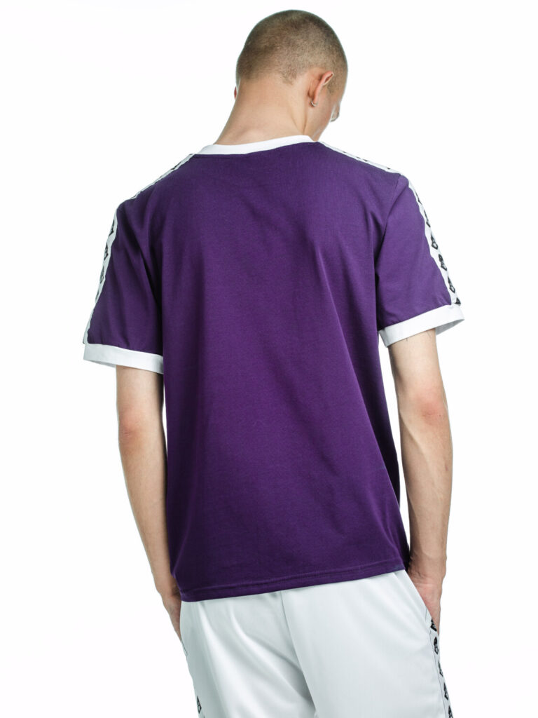 Футболка фиолетовая с лампасами