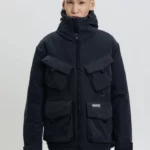 Зимняя куртка чёрная Lokker